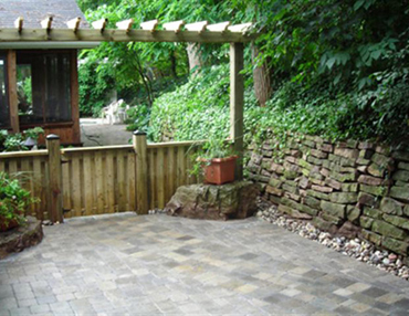 wood in the landscape by terrascape landscape construction